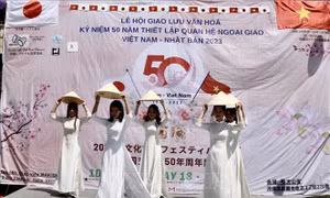 Lễ hội giao lưu văn hóa Việt Nam - Nhật Bản lần đầu tiên tổ chức tại Okinawa
