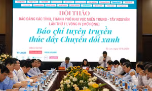 Báo chí góp phần thay đổi nhận thức, tạo đồng thuận về thúc đẩy chuyển đổi xanh
