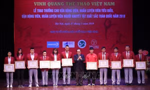 Tôn vinh những tấm gương tiêu biểu, xuất sắc của Thể thao Việt Nam