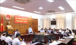 Ban Chỉ đạo cải cách hành chính của Chính phủ làm việc tại Bình Thuận