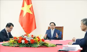 Thủ tướng Chính phủ Phạm Minh Chính điện đàm với Thủ tướng Australia Anthony Albanese