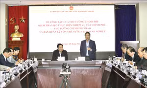 Tổ công tác của Thủ tướng làm việc với Ủy ban Quản lý vốn Nhà nước tại doanh nghiệp