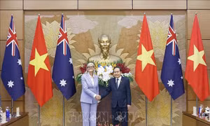Chủ tịch Quốc hội Trần Thanh Mẫn hội kiến Toàn quyền Australia Sam Mostyn