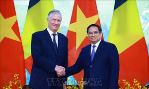 Thủ tướng Phạm Minh Chính hội kiến Nhà Vua Bỉ