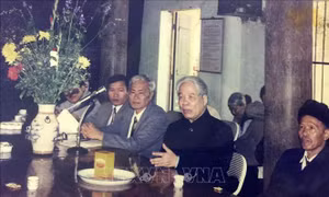 Nguyên Tổng Bí thư Đỗ Mười với quê hương Đông Mỹ