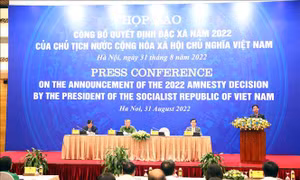 Công bố quyết định đặc xá năm 2022 của Chủ tịch nước 