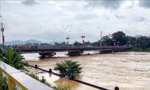 15h ngày 11/9, đóng tiếp 1 cửa xả đáy hồ thủy điện Tuyên Quang