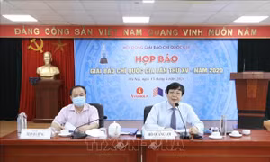 Lễ trao Giải Báo chí Quốc gia XV diễn ra dịp Đại hội XI Hội Nhà báo Việt Nam