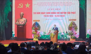 Lễ kỷ niệm 110 năm Ngày sinh đồng chí Huỳnh Tấn Phát