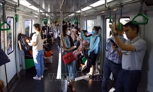 Hơn 2,65 triệu lượt khách đi tàu điện Cát Linh - Hà Đông trong quý I