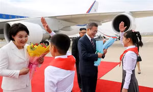 Truyền thông Triều Tiên đồng loạt đưa tin về chuyến thăm của Tổng thống Hàn Quốc