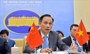 Hội nghị trực tuyến giữa hai Tổng thư ký Ủy ban chỉ đạo hợp tác song phương Việt Nam- Trung Quốc
