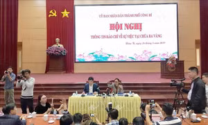 Hội nghị thông tin báo chí về sự việc tại chùa Ba Vàng