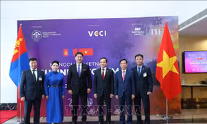 Tổng thống Mông Cổ Ukhnaagiin Khurelsukh dự Diễn đàn Doanh nghiệp Việt Nam - Mông Cổ