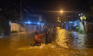 Đắk Lắk: Mưa lớn cùng thủy điện xả lũ, di dời hàng trăm hộ dân trong đêm