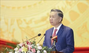 Đồng chí Tô Lâm dự, chỉ đạo Đại hội đại biểu Đảng bộ tỉnh Điện Biên lần thứ XIV