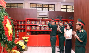 Nghĩa tình đồng đội tại Công viên Lê Thị Riêng