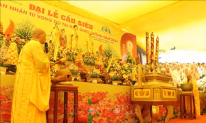 Đại lễ cầu siêu các nạn nhân tử vong do tai nạn giao thông