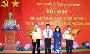 Biểu dương các tập thể, cá nhân tiêu biểu học và làm theo gương Bác