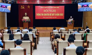 Đảng ủy Khối các cơ quan Trung ương tổ chức Hội nghị Thông tin chuyên đề quý II/2022