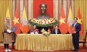 Quốc vương Bhutan và Hoàng hậu kết thúc tốt đẹp chuyến thăm cấp Nhà nước tới Việt Nam