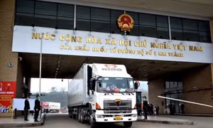 Mồng 1 Tết, xuất khẩu 190 tấn thanh long qua cửa khẩu Kim Thành 