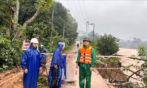 Quảng Trị: Lực lượng quân đội bám sát địa bàn, hỗ trợ nhân dân ứng phó mưa, bão