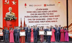 Chủ tịch Quốc hội dự Lễ đón nhận danh hiệu Anh hùng Lao động, Huân chương Lao động của Tập đoàn BRG