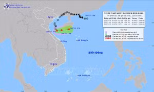 Áp thấp nhiệt đới suy yếu và tan dần, nhiều địa phương thiệt hại do mưa lốc