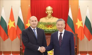 Tổng Bí thư Tô Lâm tiếp Tổng thống Bulgari Rumen Radev