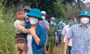 Bình Phước: Cháu bé mất tích nghi do nước lũ cuốn trôi đã được tìm thấy an toàn