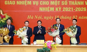 Các thành viên Chính phủ mới được bổ nhiệm chung sức xây dựng Chính phủ liêm chính