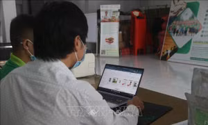 Sàn thương mại điện tử sôi động phục vụ Tết