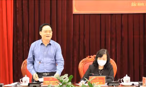 Ban Tuyên giáo Trung ương làm việc tại tỉnh Bắc Ninh