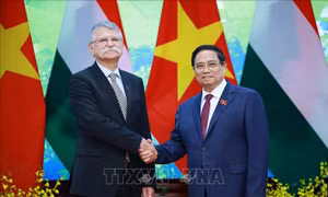 Thủ tướng Phạm Minh Chính hội kiến Chủ tịch Quốc hội Hungary
