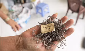 Làng nghề lưỡi câu Mỹ Hòa nhộn nhịp đón mùa nước nổi