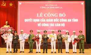 21 lãnh đạo cấp phòng Công an tỉnh Sơn La nghỉ công tác