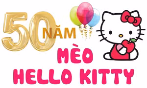 50 năm mèo Hello Kitty