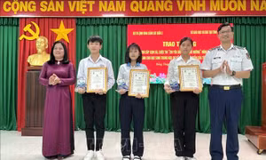 Bộ Tư lệnh vùng Cảnh sát biển 3 tổ chức các hoạt động tuyên truyền, giáo dục về biển đảo