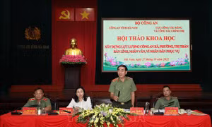 Xây dựng lực lượng Công an xã, phường, thị trấn đáp ứng yêu cầu, nhiệm vụ