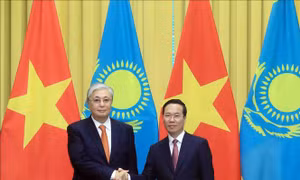 Thông cáo báo chí chung về kết quả chuyến thăm Việt Nam của Tổng thống Kazakhstan 