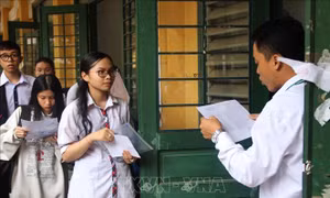 Hơn 99% thí sinh đến làm thủ tục dự thi THPT quốc gia 2019