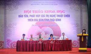 Bảo tồn, phát huy giá trị nghệ thuật chèo