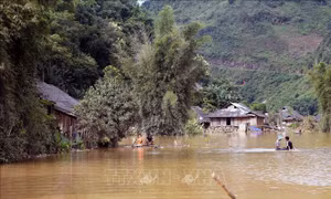 Sơn La: Nước lũ dâng cao, người dân cần chủ động di dời đến nơi an toàn