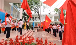 Hà Nội: Học sinh các khối tập trung, chuẩn bị cho năm học mới
