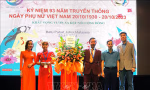 Xây dựng cộng đồng gắn kết phụ nữ Việt Nam tại Malaysia