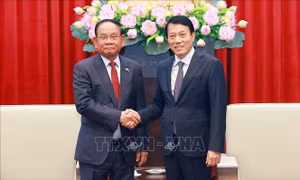 Bộ trưởng Bộ Công an Lương Tam Quang tiếp Quốc vụ khanh Bộ Nội vụ Campuchia