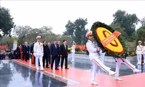 Lãnh đạo Đảng, Nhà nước tưởng niệm các Anh hùng liệt sĩ