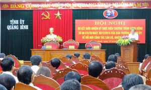 Tạo chuyển biến tích cực và sức bật mới trong công tác cán bộ