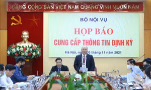 Họp báo Bộ Nội vụ: Vụ việc cơ sở tịnh thất Bồng Lai có dấu hiệu lợi dụng tôn giáo để trục lợi